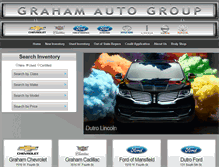 Tablet Screenshot of grahamautomall.com